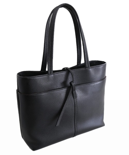 HALEINE（アレンヌ）の「[HALEINE]牛革レザートートバッグ（トートバッグ・レディース・ブラック/カーキ/アイボリー/ボルドー・FREE）」の9枚目の写真