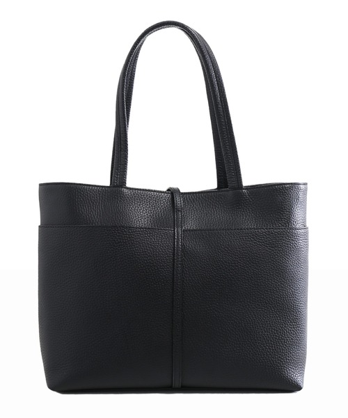 HALEINE（アレンヌ）の「[HALEINE]牛革レザートートバッグ（トートバッグ・レディース・ブラック/カーキ/アイボリー/ボルドー・FREE）」の10枚目の写真