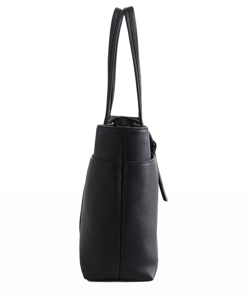 HALEINE（アレンヌ）の「[HALEINE]牛革レザートートバッグ（トートバッグ・レディース・ブラック/カーキ/アイボリー/ボルドー・FREE）」の11枚目の写真