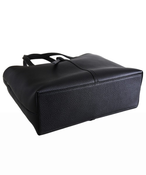 HALEINE（アレンヌ）の「[HALEINE]牛革レザートートバッグ（トートバッグ・レディース・ブラック/カーキ/アイボリー/ボルドー・FREE）」の12枚目の写真