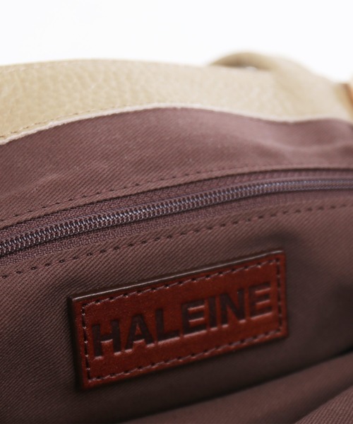HALEINE（アレンヌ）の「[HALEINE]牛革レザートートバッグ（トートバッグ・レディース・ブラック/カーキ/アイボリー/ボルドー・FREE）」の13枚目の写真