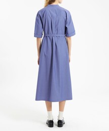 マッキントッシュフィロソフィー　半袖ワンピース　ストライプ　バンドカラー　36 マッキントッシュ フィロソフィー MACKINTOSH PHILOSOPHY