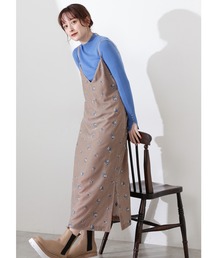 JILL STUART（ジルスチュアート）の「◆ベッキーベルベットキャミワンピース（ワンピース・レディース）」