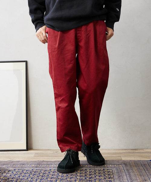 JOURNAL STANDARD relume（ジャーナルスタンダード　レリューム）の「【BIG ALLIIDE / ビック アライド】OVAL WIDE FIT カラーワイドパンツ（チノパンツ・メンズ・パープル/イエロー/グリーン/ボルドー・MEDIUM/LARGE）」の15枚目の写真