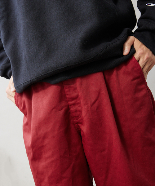 JOURNAL STANDARD relume（ジャーナルスタンダード　レリューム）の「【BIG ALLIIDE / ビック アライド】OVAL WIDE FIT カラーワイドパンツ（チノパンツ・メンズ・パープル/イエロー/グリーン/ボルドー・MEDIUM/LARGE）」の17枚目の写真