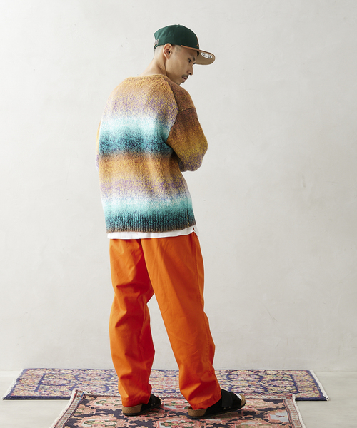 JOURNAL STANDARD relume（ジャーナルスタンダード　レリューム）の「【BIG ALLIIDE / ビック アライド】OVAL WIDE FIT カラーワイドパンツ（チノパンツ・メンズ・パープル/イエロー/グリーン/ボルドー・MEDIUM/LARGE）」の20枚目の写真