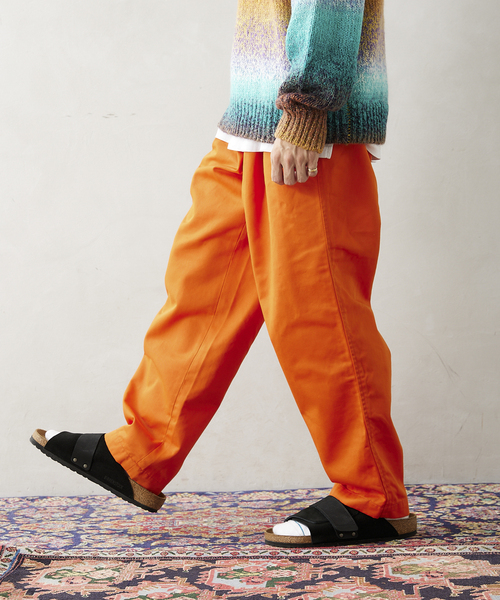 JOURNAL STANDARD relume（ジャーナルスタンダード　レリューム）の「【BIG ALLIIDE / ビック アライド】OVAL WIDE FIT カラーワイドパンツ（チノパンツ・メンズ・パープル/イエロー/グリーン/ボルドー・MEDIUM/LARGE）」の21枚目の写真