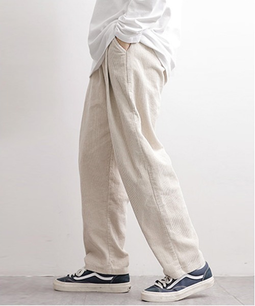 NEW GENTLEMAN（ニュージェントルマン）の「ルーズストレート セミワイド コールパンツ（その他パンツ・メンズ・ブラック/アイボリー/モカ・M/S/L）」の7枚目の写真