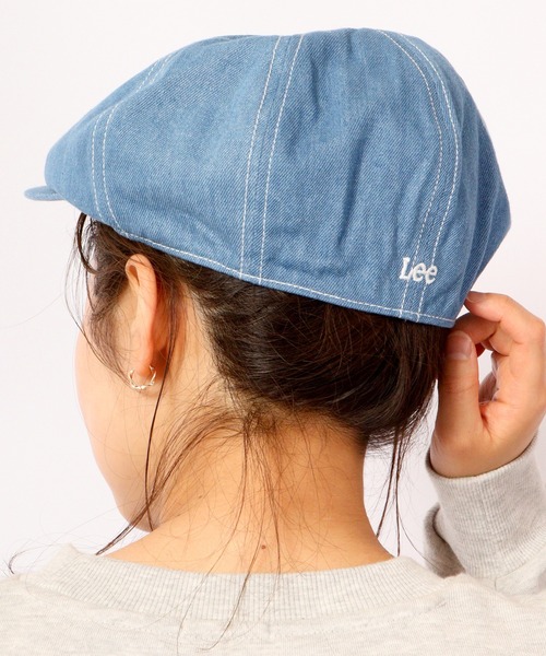 Lee（リー）の「Lee 8PANEL HUNTING DENIM 8枚パネル デニム ハンチング（ハンチング/ベレー帽・メンズ・ライトブルー/ネイビー・FREE）」の6枚目の写真