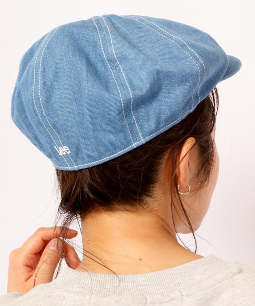 Lee（リー）の「Lee 8PANEL HUNTING DENIM 8枚パネル デニム ハンチング（ハンチング/ベレー帽・メンズ・ライトブルー/ネイビー・FREE）」の5枚目の写真
