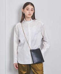 UNITED ARROWS | C スタンド フリル シャツ(シャツ/ブラウス)
