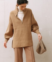 GALLARDAGALANTE（ガリャルダガランテ）の「畦編みハーフZIPニット