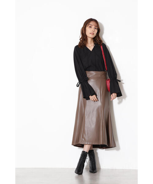 JILL STUART（ジルスチュアート）の「◆レナマーメイドスカート（スカート・レディース・ボルドー/ブラウン/ブラック・2/0）」の14枚目の写真