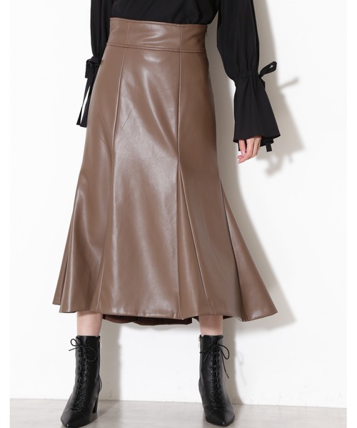 JILL STUART（ジルスチュアート）の「◆レナマーメイドスカート（スカート・レディース・ボルドー/ブラウン/ブラック・2/0）」の3枚目の写真