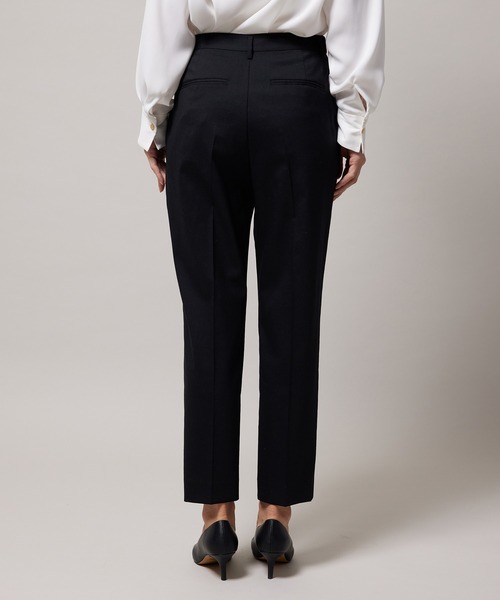 ROPE'(ロペ)の「【手洗い可能】ストレッチウールテーパードパンツ/セットアップ対応(その他パンツ・レディース・ブラック/ベージュ・38/36)」の8枚目の写真