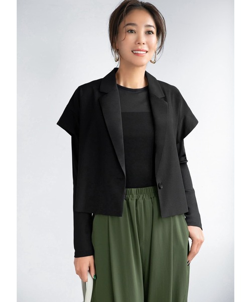 シアーインナークルーネックトップス（Tシャツ/カットソー）｜STYLE