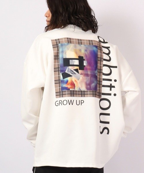 A.T,C in the attic homme（エーティーシーインジアティックオム）の「プリント ワイドロンＴ 2022AW（Tシャツ/カットソー・メンズ・ブラック系その他/ブラック系その他2/ブラック/ホワイト/ホワイト系その他2/ホワイト系その他・L/M）」の4枚目の写真