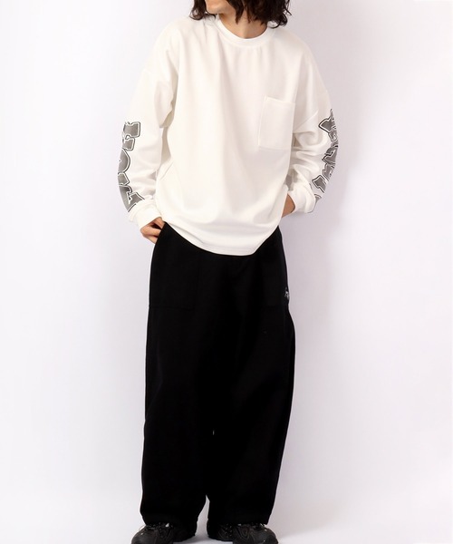 A.T,C in the attic homme（エーティーシーインジアティックオム）の「プリント ワイドロンＴ 2022AW（Tシャツ/カットソー・メンズ・ブラック系その他/ブラック系その他2/ブラック/ホワイト/ホワイト系その他2/ホワイト系その他・L/M）」の20枚目の写真