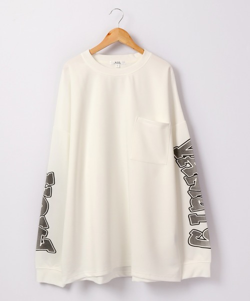 A.T,C in the attic homme（エーティーシーインジアティックオム）の「プリント ワイドロンＴ 2022AW（Tシャツ/カットソー・メンズ・ブラック系その他/ブラック系その他2/ブラック/ホワイト/ホワイト系その他2/ホワイト系その他・L/M）」の9枚目の写真
