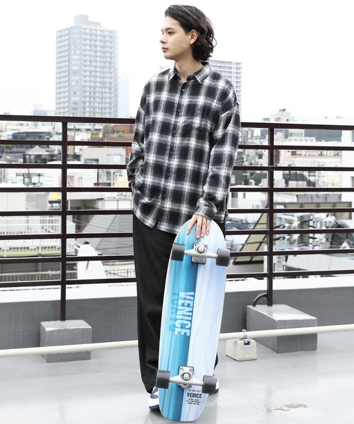 8(eight)（エイト）の「オンブレチェックシャツ（シャツ/ブラウス