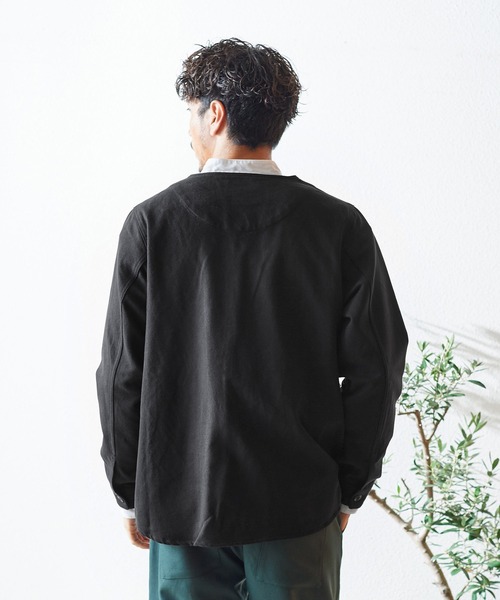 BIG MIKE（ビッグマイク）の「BIG MIKE　 ヘビーフランネルカーディガン 102236104（カーディガン/ボレロ・メンズ・ブラック・M/L/XL）」の3枚目の写真