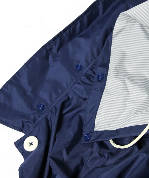 LBC（エルビーシー）の「レインコートワーク（レインコート/ポンチョ・レディース・オリーブ/ネイビー・ONE SIZE）」の16枚目の写真