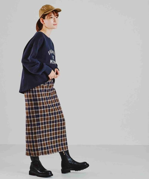 acro（アクロ）の「チェック柄タイトスカート/AC2709（スカート・レディース・ブラウン/グレー・M/L）」の16枚目の写真