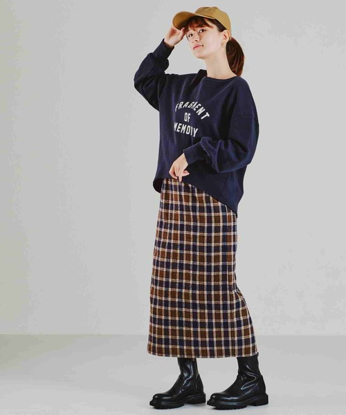 acro（アクロ）の「チェック柄タイトスカート/AC2709（スカート・レディース・ブラウン/グレー・M/L）」の13枚目の写真