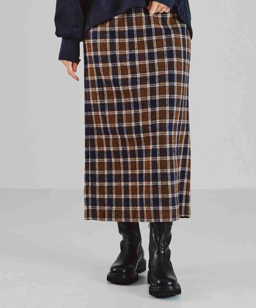 acro（アクロ）の「チェック柄タイトスカート/AC2709（スカート・レディース・ブラウン/グレー・M/L）」の17枚目の写真