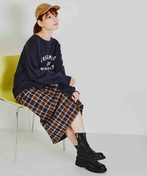 acro（アクロ）の「チェック柄タイトスカート/AC2709（スカート・レディース・ブラウン/グレー・M/L）」の19枚目の写真