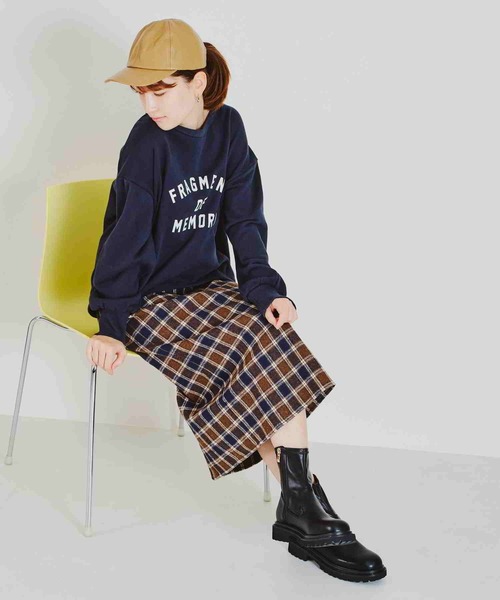 acro（アクロ）の「チェック柄タイトスカート/AC2709（スカート・レディース・ブラウン/グレー・M/L）」の9枚目の写真