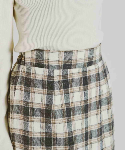 acro（アクロ）の「チェック柄タイトスカート/AC2709（スカート・レディース・ブラウン/グレー・M/L）」の8枚目の写真