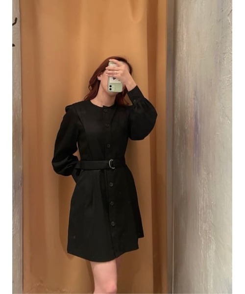 SLY（スライ）の「DOUBLE TUCK MINI OP ダブルタック ミニワンピ