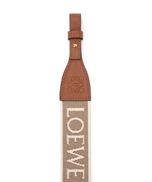 LOEWE（ロエベ）の「アナグラム ループストラップ (ジャカード&カーフ