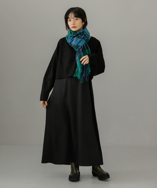 KBF（ケイビーエフ）の「スエードトップスSETワンピース（ワンピース・レディース・カーキ/ブラック/ライトベージュ・ONE）」の14枚目の写真