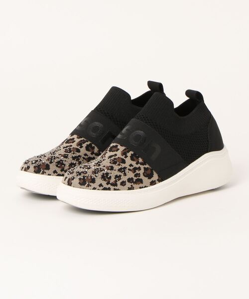 kitson（キットソン）の「KITSON 超軽量　ニットスニーカー/hsky（スニーカー・レディース・ブラック/ベージュ/レオパード・SMALL/MEDIUM/LARGE/X-LARGE）」の7枚目の写真