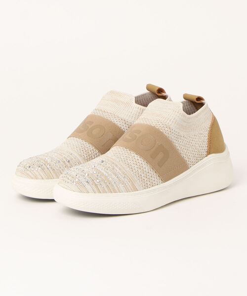 kitson（キットソン）の「KITSON 超軽量　ニットスニーカー/hsky（スニーカー・レディース・ブラック/ベージュ/レオパード・SMALL/MEDIUM/LARGE/X-LARGE）」の9枚目の写真