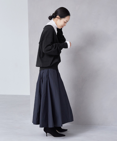 Memory Taffeta Tack スカート（その他スカート）｜Plage