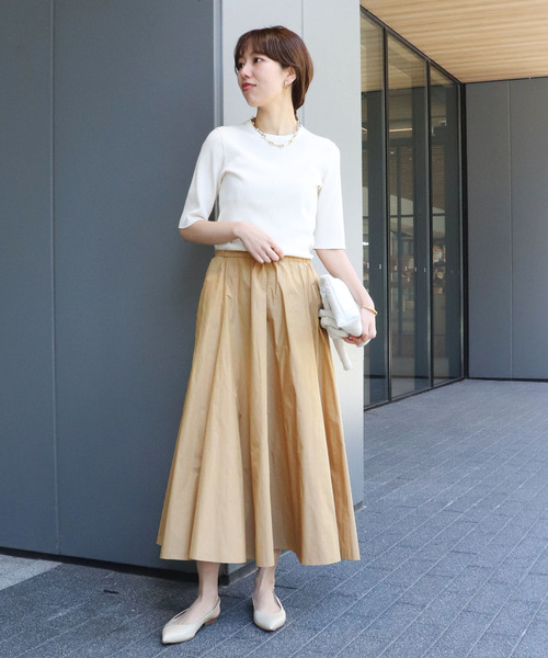plage プラージュ　タフタバルーンスカート　ベージュ　36サイズ　美品 plage プラージュ タフタバルーンスカート ベージュ 36サイズ 美