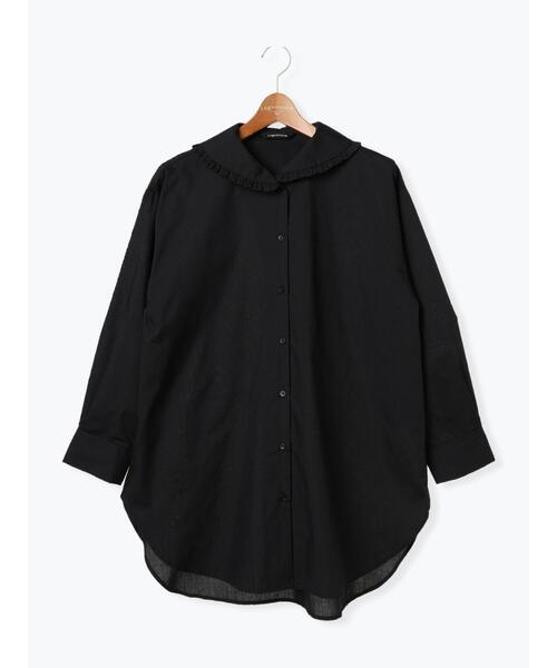 Lugnoncure（ルノンキュール）の「◎セーラーカラーブラウス（シャツ/ブラウス・レディース・オフホワイト/ブラック/ネイビー・ﾌﾘ-）」の3枚目の写真