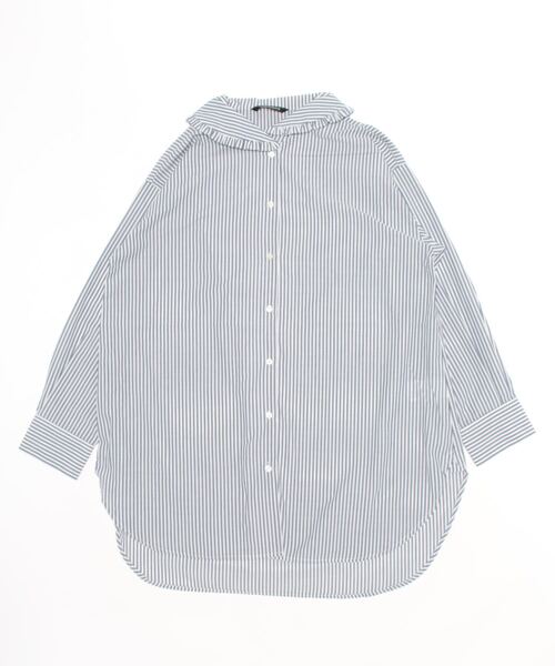 Lugnoncure（ルノンキュール）の「◎セーラーカラーブラウス（シャツ/ブラウス・レディース・オフホワイト/ブラック/ネイビー・ﾌﾘ-）」の6枚目の写真