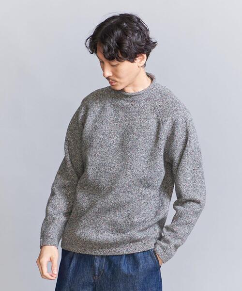 新品「BEAUTY&YOUTH モックネック ニット」XL（ユナイテッドアローズ BEAUTY&YOUTH UNITED ARROWS（ビューティーアンドユースユナイテッド