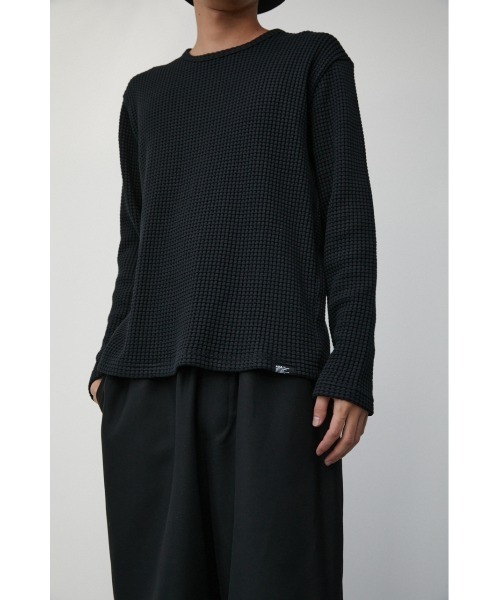 HEAVY WAFFLE PULLOVER/ヘビーワッフルプルオーバー（Tシャツ/カットソー）｜AZUL BY MOUSSY（アズールバイマウジー） 5,480円