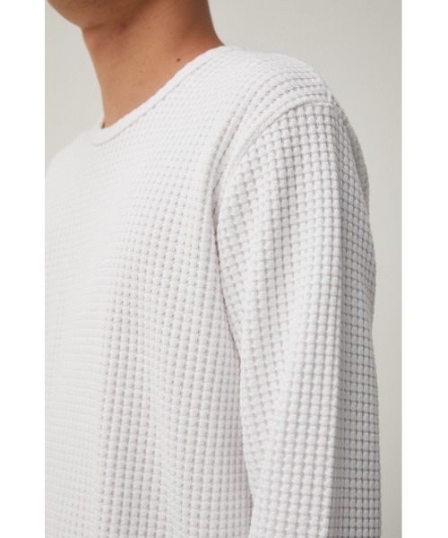 HEAVY WAFFLE PULLOVER/ヘビーワッフルプルオーバー（Tシャツ/カットソー）｜AZUL BY MOUSSY（アズールバイマウジー）