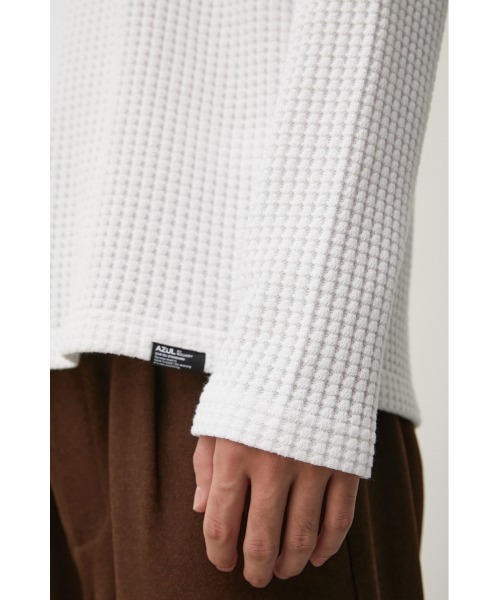 HEAVY WAFFLE PULLOVER/ヘビーワッフルプルオーバー（Tシャツ/カットソー）｜AZUL BY MOUSSY（アズールバイマウジー）