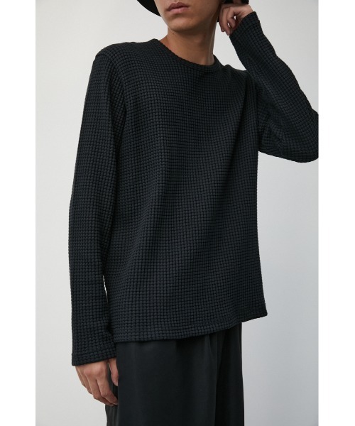 HEAVY WAFFLE PULLOVER/ヘビーワッフルプルオーバー（Tシャツ/カットソー）｜AZUL BY MOUSSY（アズールバイマウジー）