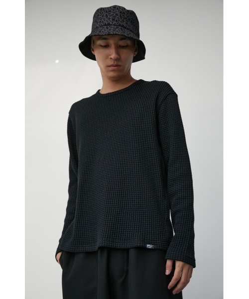 HEAVY WAFFLE PULLOVER/ヘビーワッフルプルオーバー（Tシャツ/カットソー）｜AZUL BY MOUSSY（アズールバイマウジー）