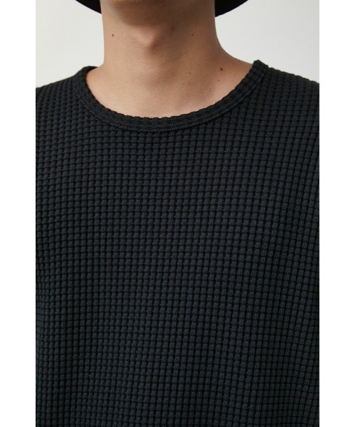 HEAVY WAFFLE PULLOVER/ヘビーワッフルプルオーバー（Tシャツ/カットソー）｜AZUL BY MOUSSY（アズールバイマウジー）