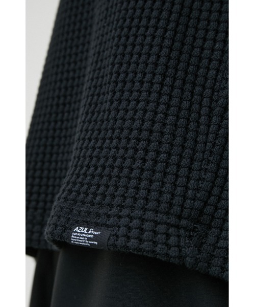 HEAVY WAFFLE PULLOVER/ヘビーワッフルプルオーバー（Tシャツ/カットソー）｜AZUL BY MOUSSY（アズールバイマウジー）