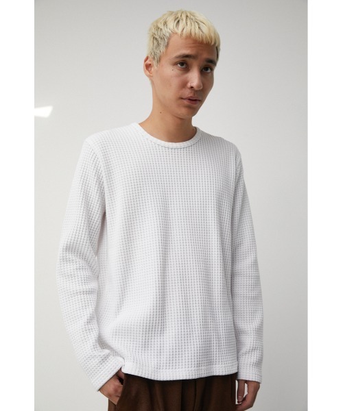 HEAVY WAFFLE PULLOVER/ヘビーワッフルプルオーバー（Tシャツ/カットソー）｜AZUL BY MOUSSY（アズールバイマウジー）